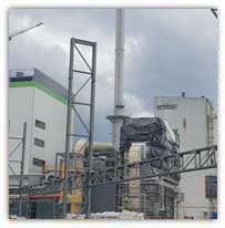 Początek montażu konstrukcji wsporczej głównego przenośnika biomasy