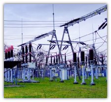 Rozdzielnica 110 kV stacji transformatorowo-rozdzielczej E-2 należąca do TIEW S.A.