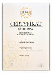 Certyfikat członkowstwa